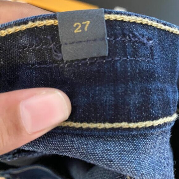 Citizens of Humanity Dark Wash Blue Denim Women's Pencil Skirt Size 27 - Picture 12 of 12